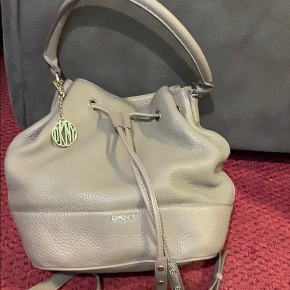 dkny taupe bag